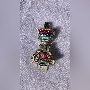 HARD ROCK collectible pin Rock Stop Gas & Wash Atlantic City